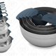 Joseph Joseph Nest 9 Stainless Steel Compact Nesting Mixing Bowl Set Measuring Tools | $80 | Amazon
